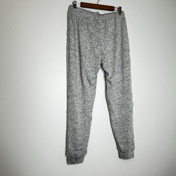 Laila Jayde Heather Gray Knit Drawstring Jogger Pants NWT Women Size Medium - Picture 6 of 10